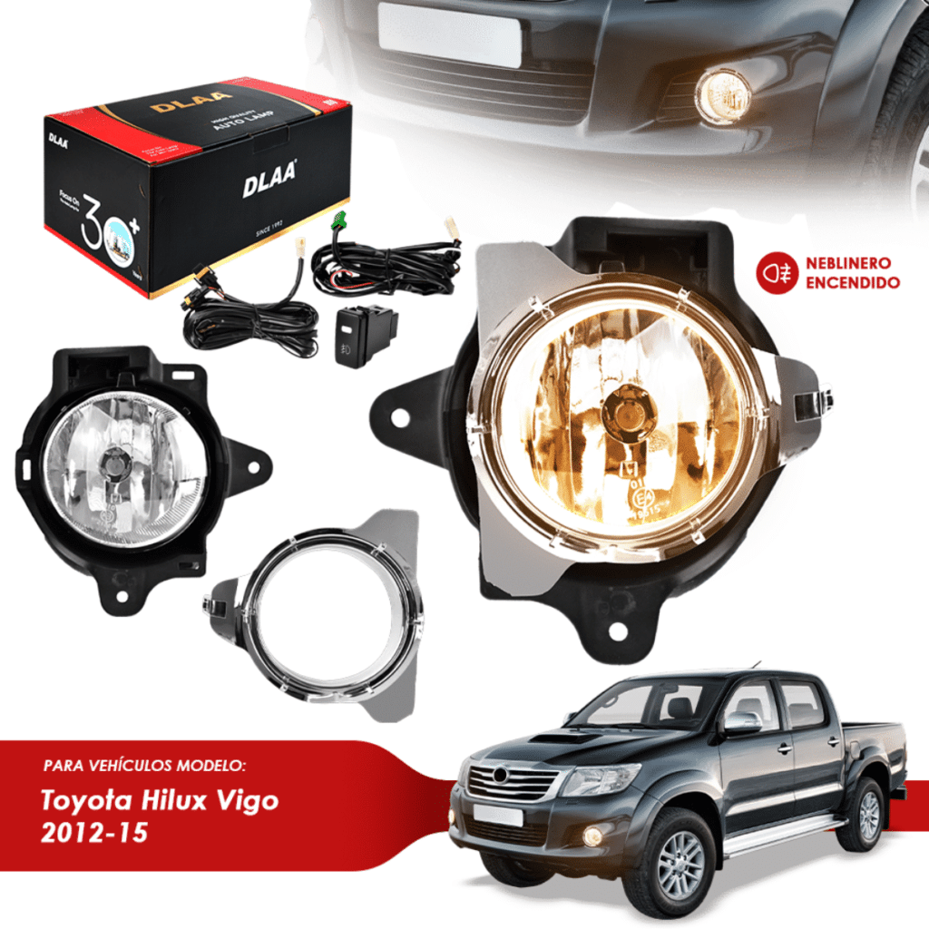 SET DE NEBLINEROS LED PARA TOYOTA HILUX VIGO 2012-2015 – TY617E