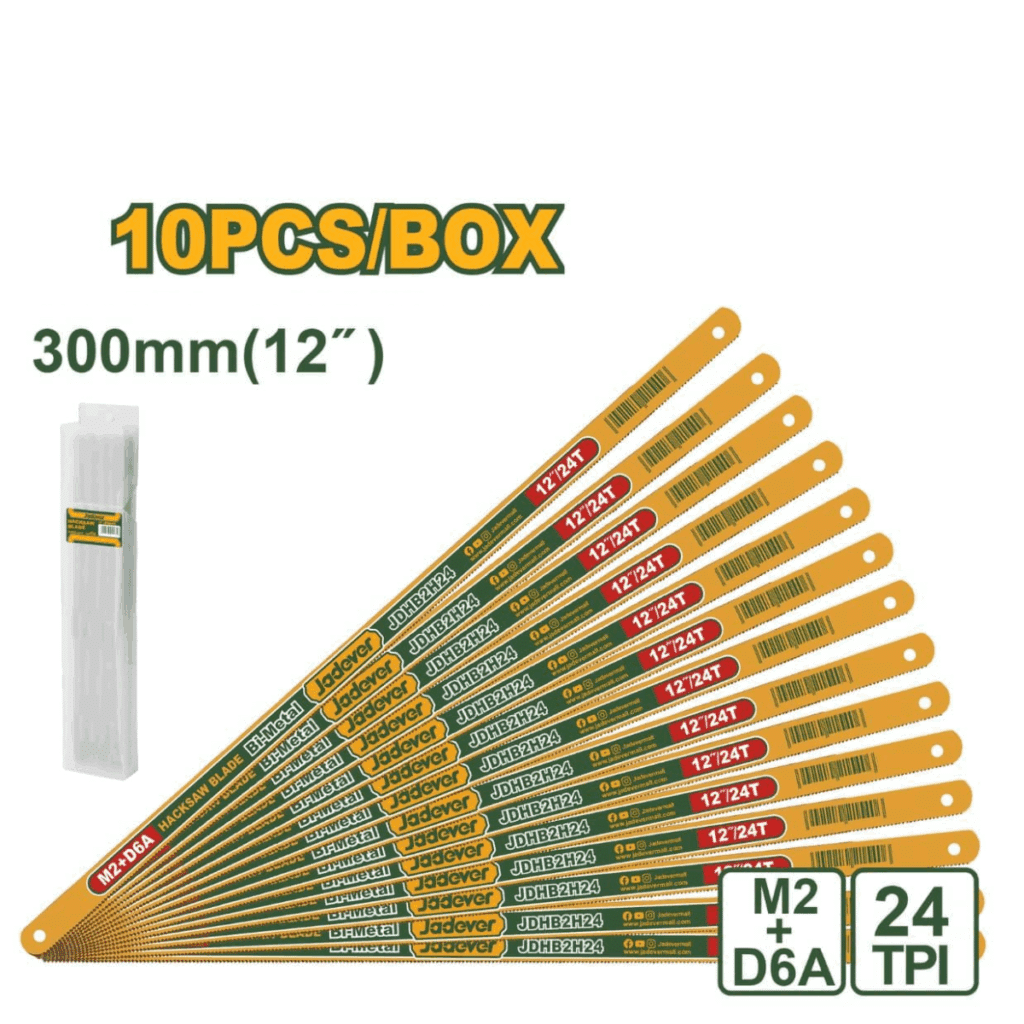 10 HOJAS DE SIERRA BI-METAL M2+D6A 24T 300MM 12″ – JDHB2H24