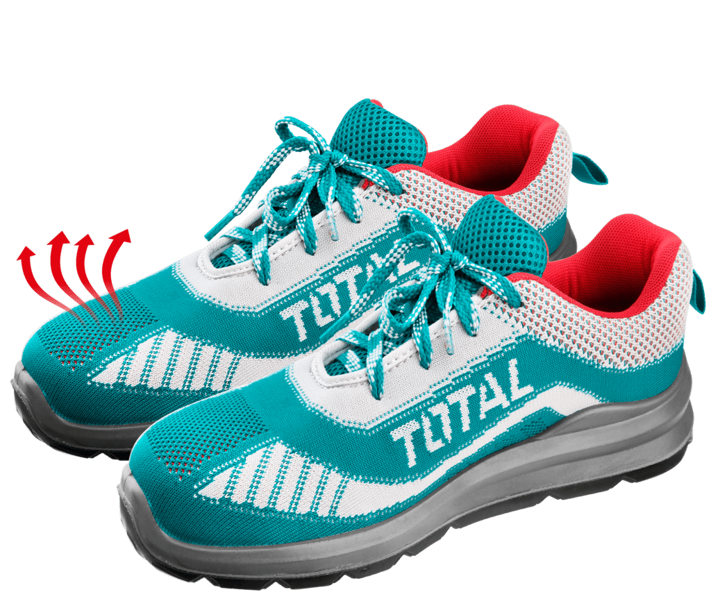 ZAPATO SEGURIDAD RESPIRABLE SB PUNTA ACERO SUELA PU DOBLE DENSIDAD T:40 – TSP208SB.40