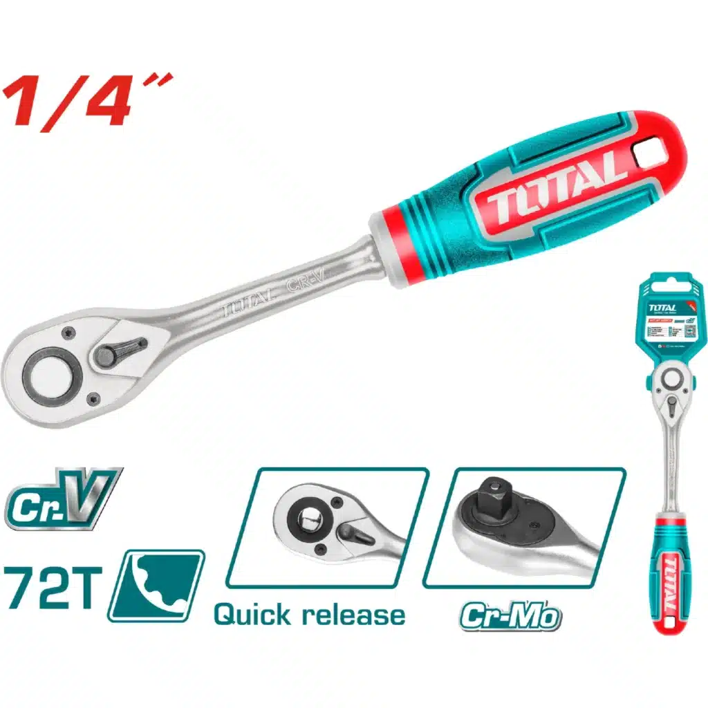 RATCHET 1/4 72T 158MM CR-V+CRMO LIB.RAPIDA INDUSTRIAL – TBWS09328