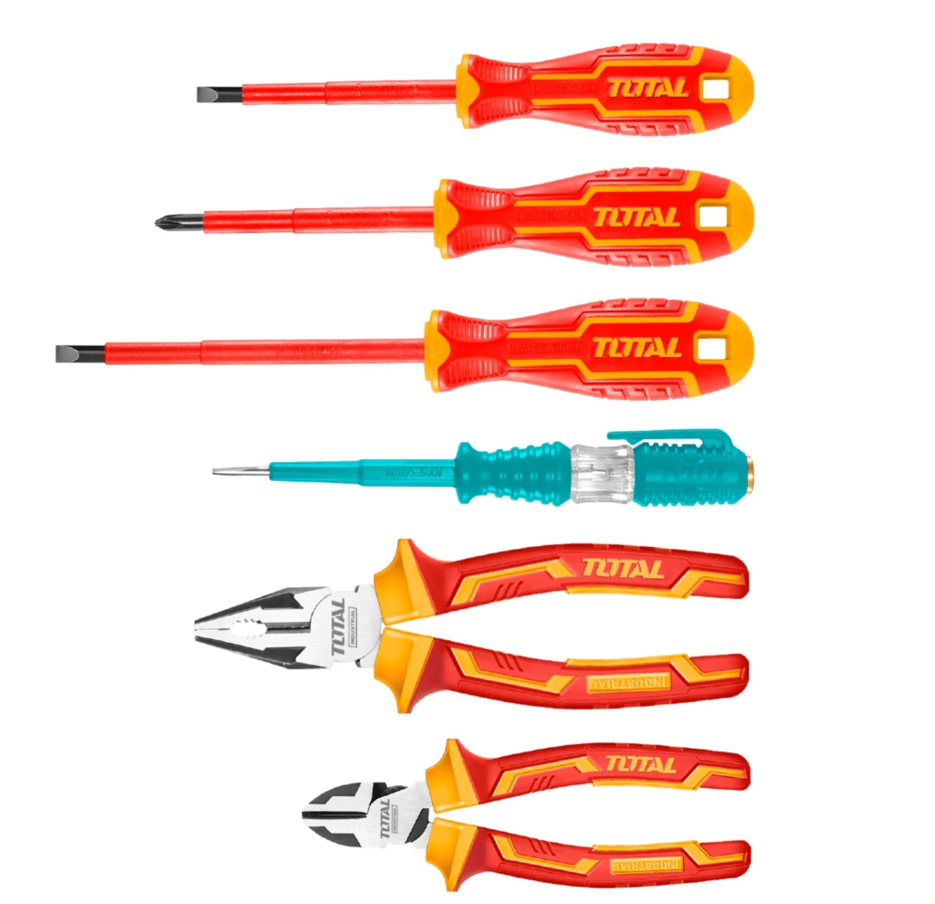 SET DE HERRAMIENTAS MANUALES DESARMADORES/ALICATES AISLADOS 6PZS – THKIST3062