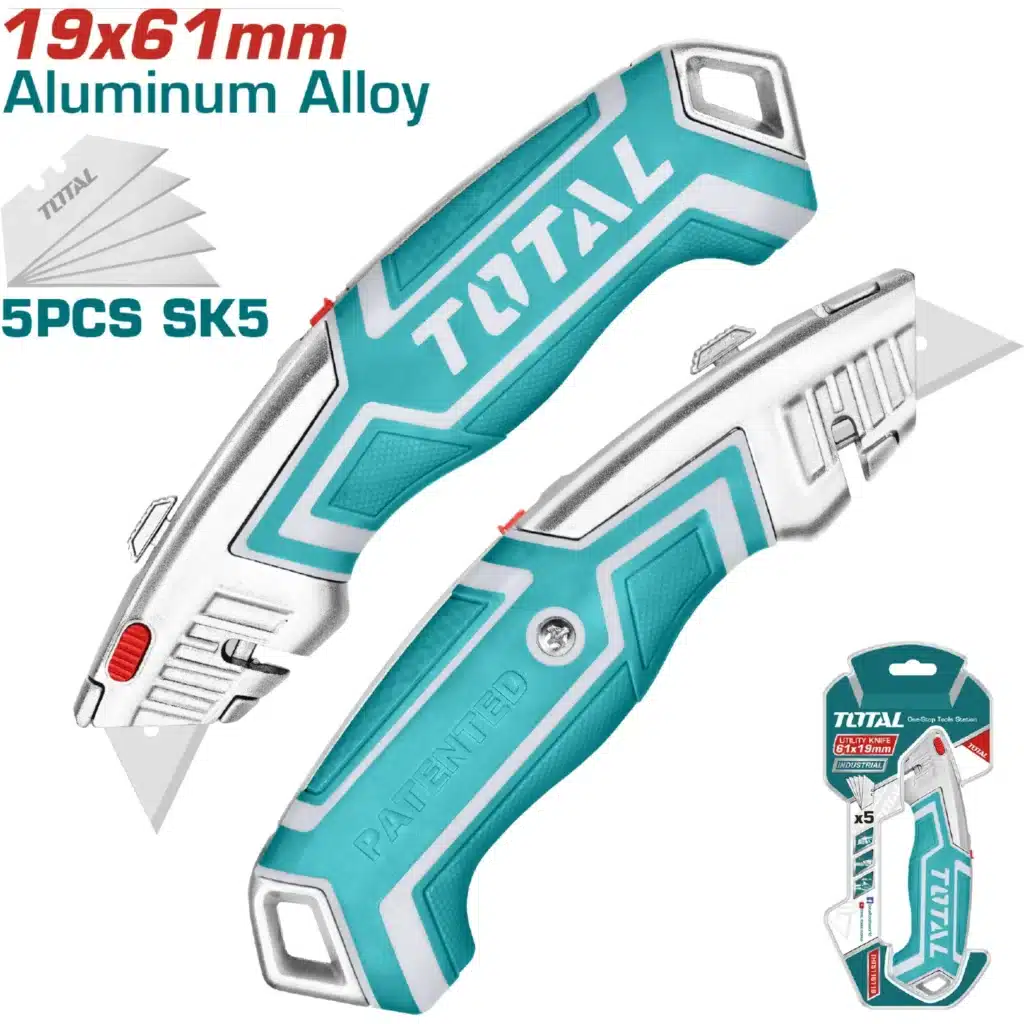 CUCHILLA CUTTER UTILITARIA HOJA:61X19MM L:180CM INDUSTRIAL