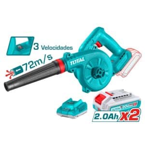 SOPLADORA BRUSHLESS 20V 2.8M3/MIN 13000/16000/19500RPM 72M/S 2X2.0AH - TABLI20682