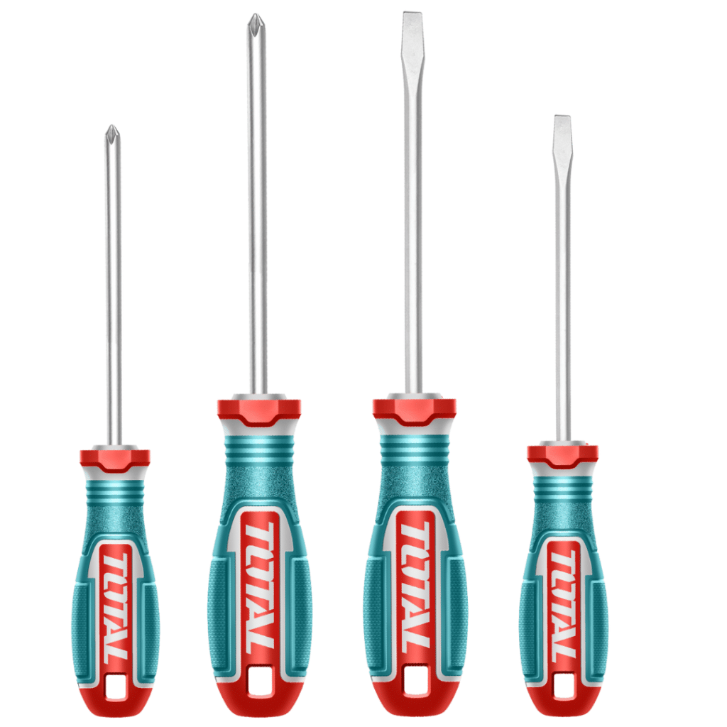 SET DESTORNILLADORES TOTAL TKSDS0426  S2 X4PCS