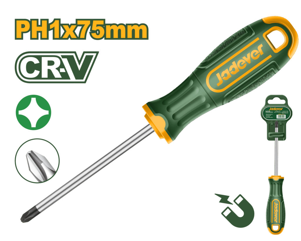 DESTORNILLADOR ESTRELLA CR-V PH1 75MM D:5.0MM – JDSD2213