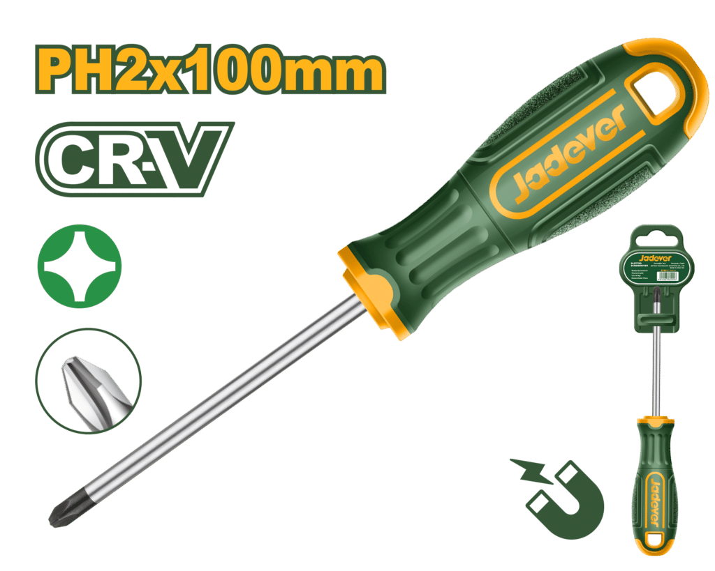 DESTORNILLADOR ESTRELLA CR-V PH2 100MM D:6.0MM – JDSD2224
