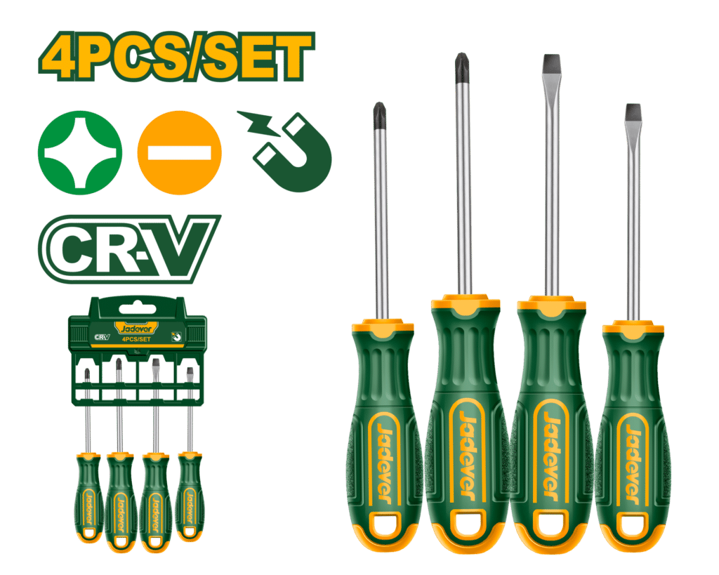 SET DE DESTORNILLADORES CR-V 4PCS – JDSS1204