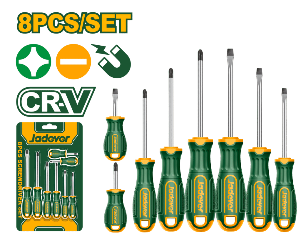 SET DE DESTORNILLADORES CR-V 8PCS – JDSS1408