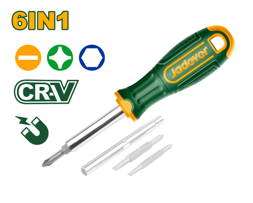 SET DE DESTORNILLADORES INTERCAMBIABLES TORX CR-V 6PCS – JDSS5506