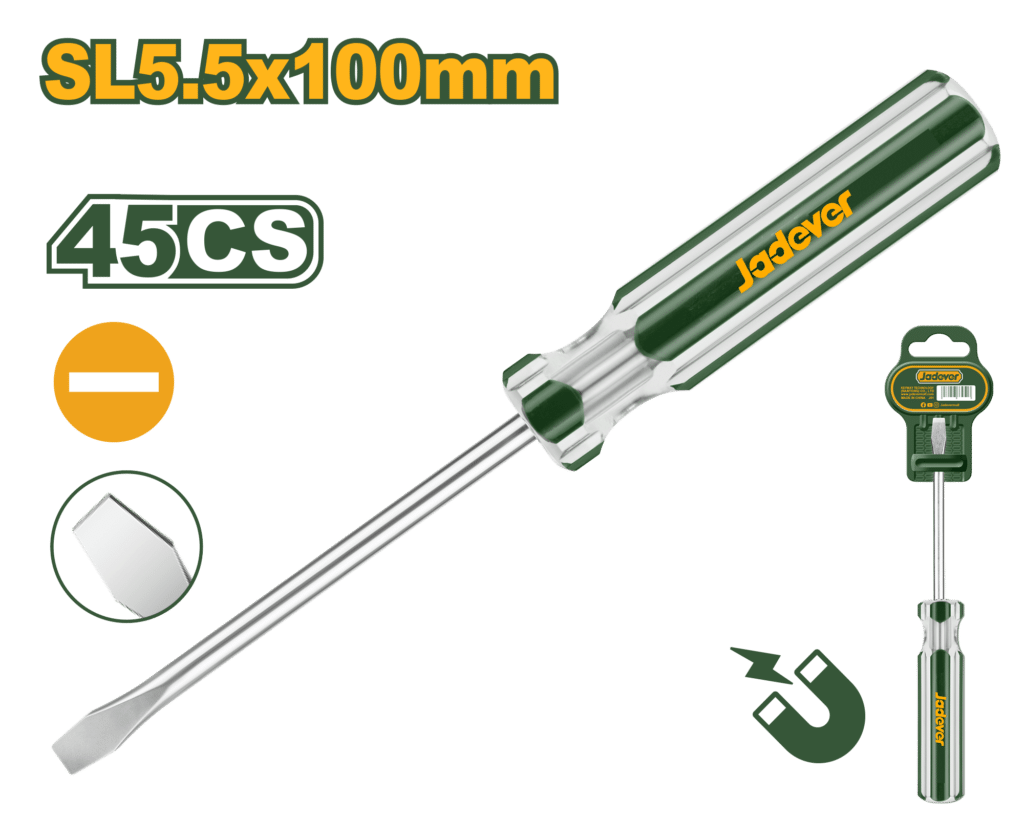 DESTORNILLADOR PLANO SL5.5 100MM D:5.0MM –  JDSD5954
