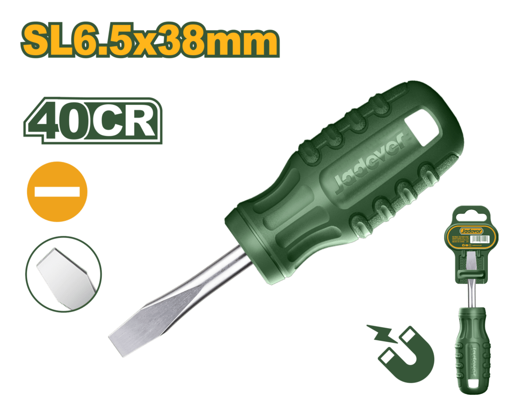 DESTORNILLADOR PLANO 40CR SL6.5 38MM D:6.0MM – JDSD3961