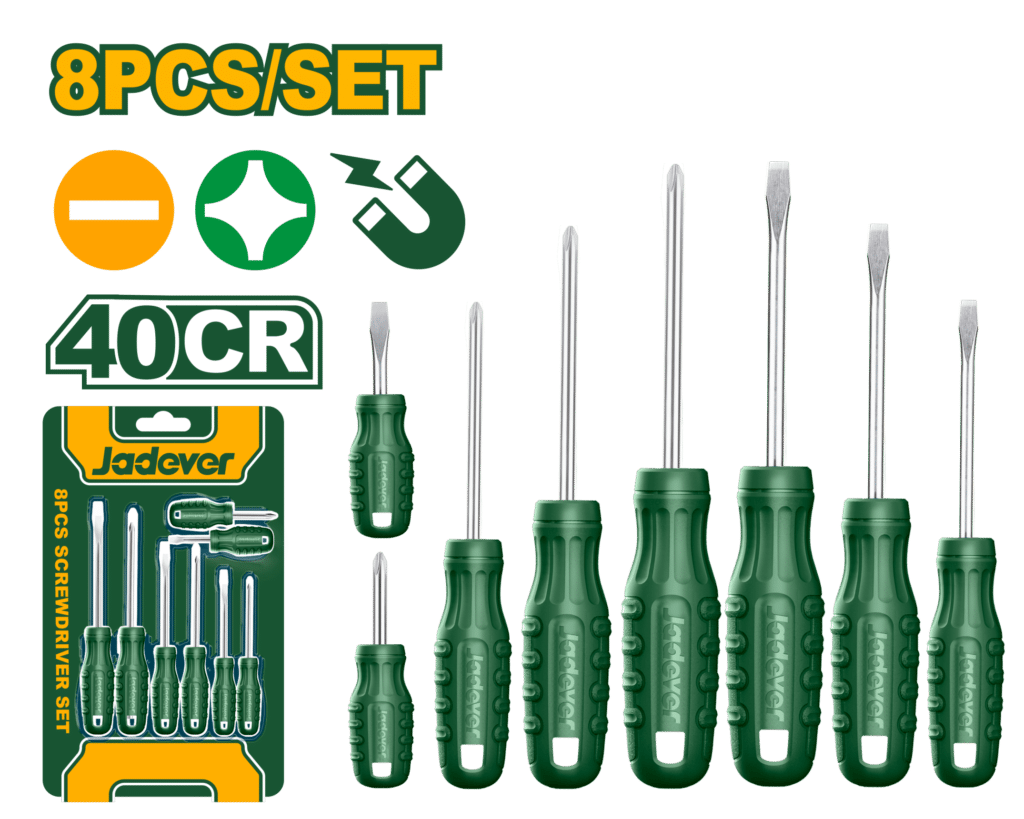 SET DE DESTORNILLADORES 40CR 8PCS – JDSS2408