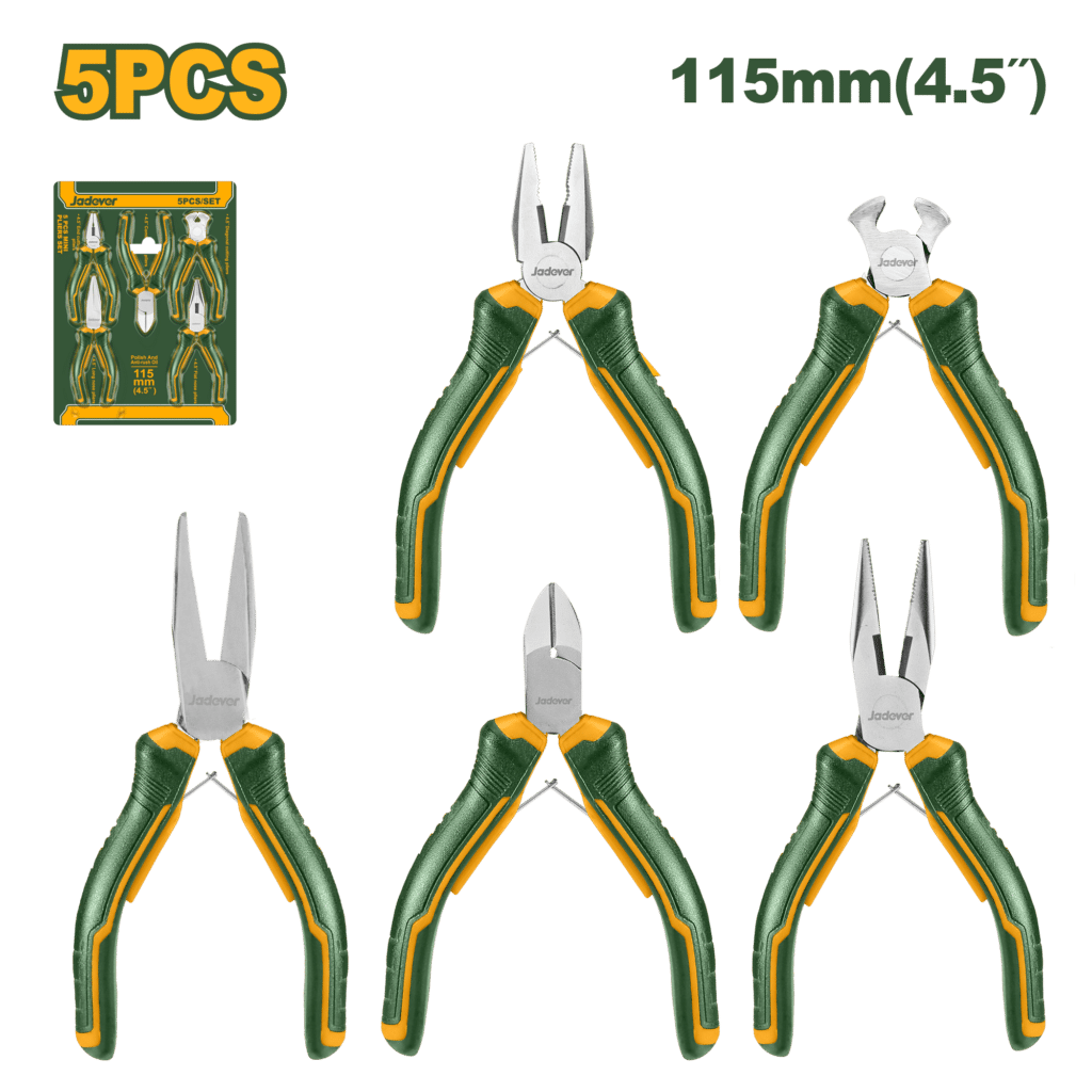 SET DE ALICATES JADEVER 5PCS – JDPS1615