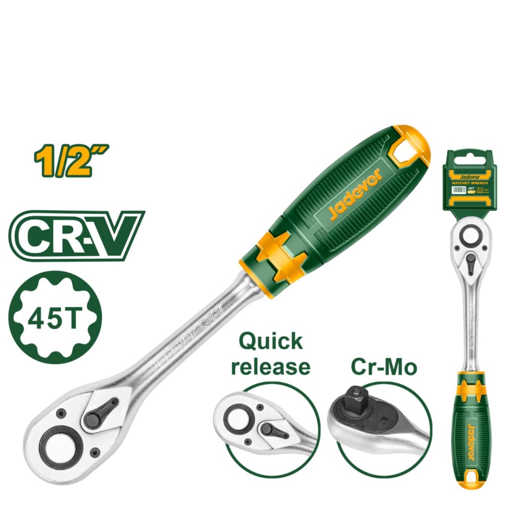 LLAVE DE RACHET 1/2″45T CR-V – JDRW1212