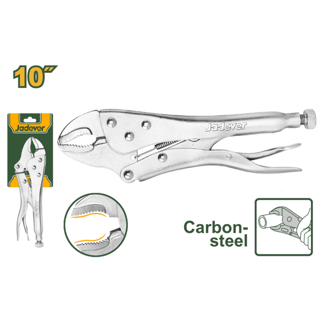 ALICATE DE PRESION CURVO 10″ NIQUELADO 0-45MM – JDLP1110