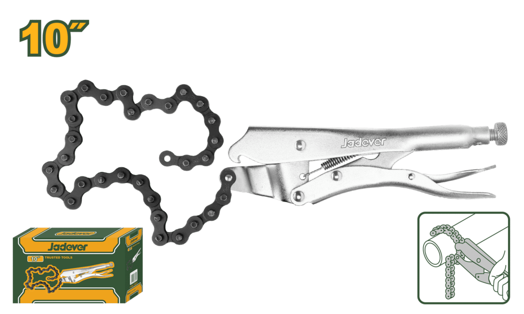 ALICATE DE PRESION CADENA 10″ CADENA 18.5″ 470MM – JDLP5510