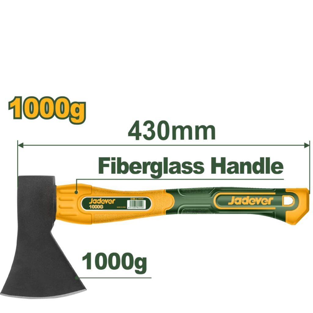 HACHA 1000G LOG: 430MM MANGO DE FIBRA – JDHM6310