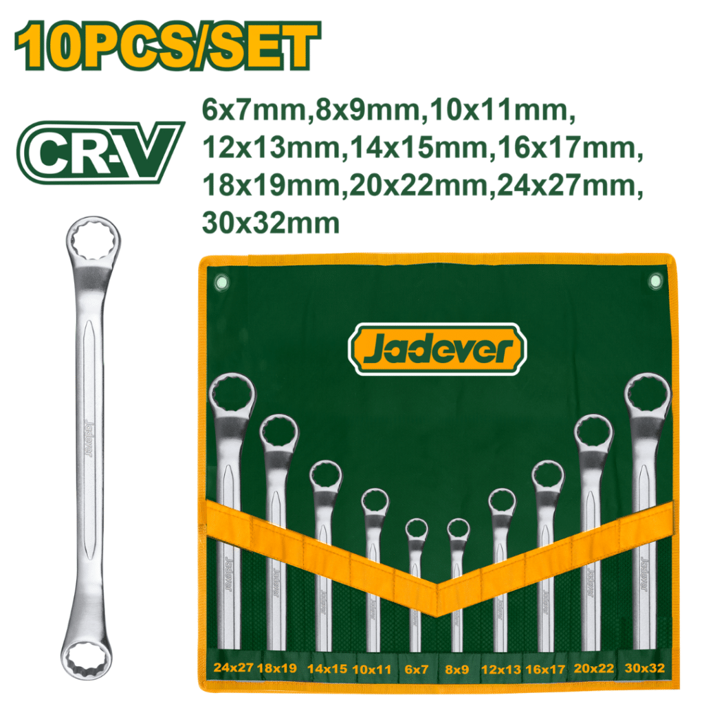 SET DE LLAVES CORONA ACODADA 6-32 CRV 10PCS – JDFS5M10