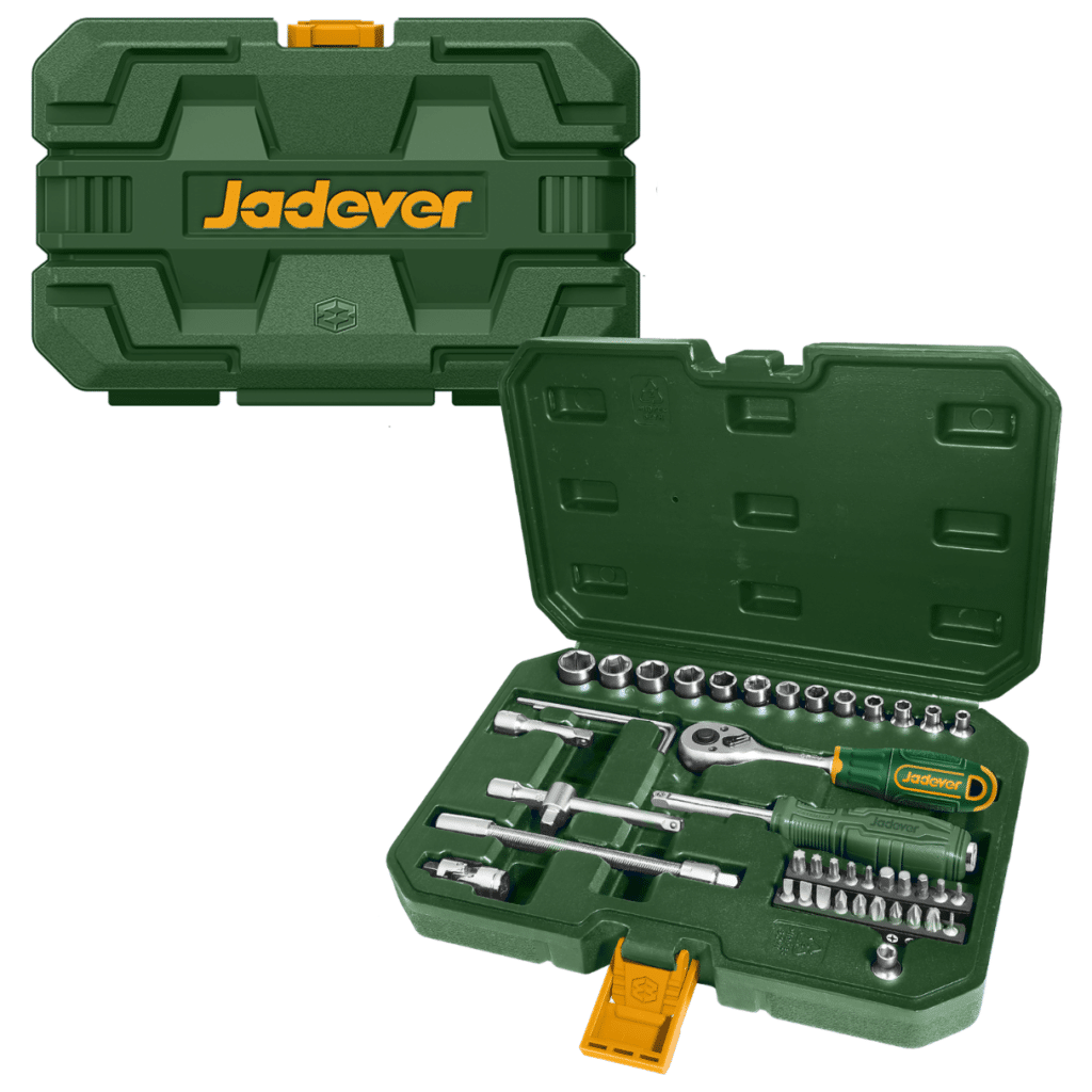 SET DE RACHET 1/4″  45PIEZAS – JDST4D45