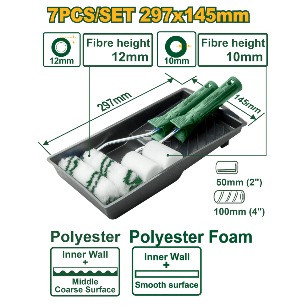 SET DE RODILLOS+BANDEJA 7PCS – JDCB3H71
