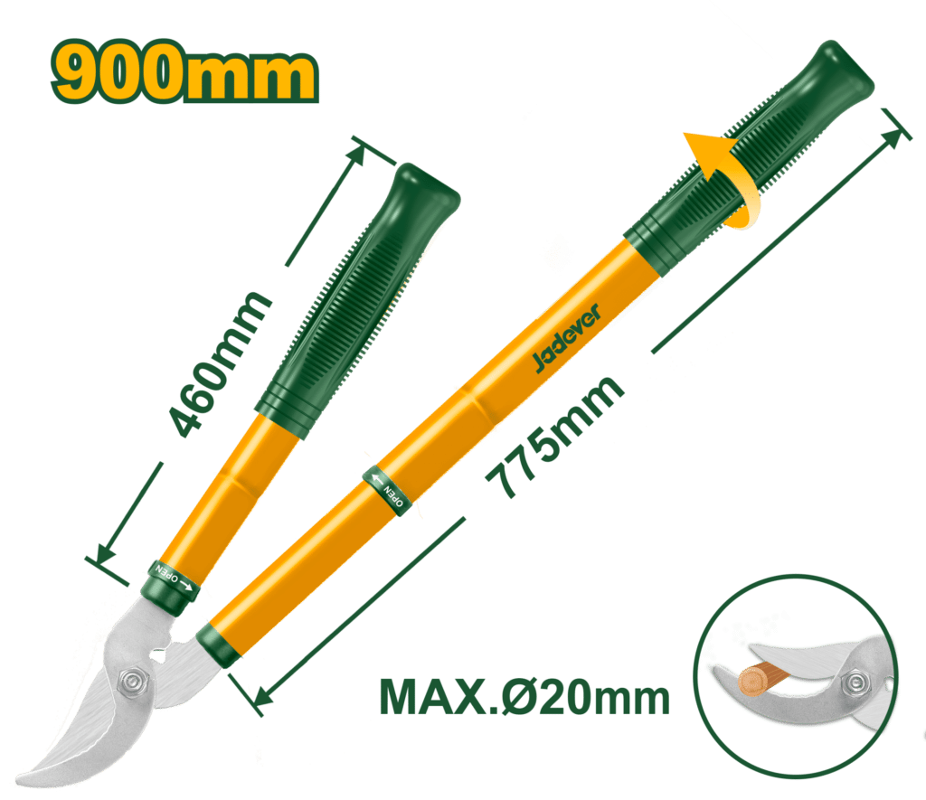 TIJERA TELESCÓPICA JADEVER 580-900MM – JDPR1E79