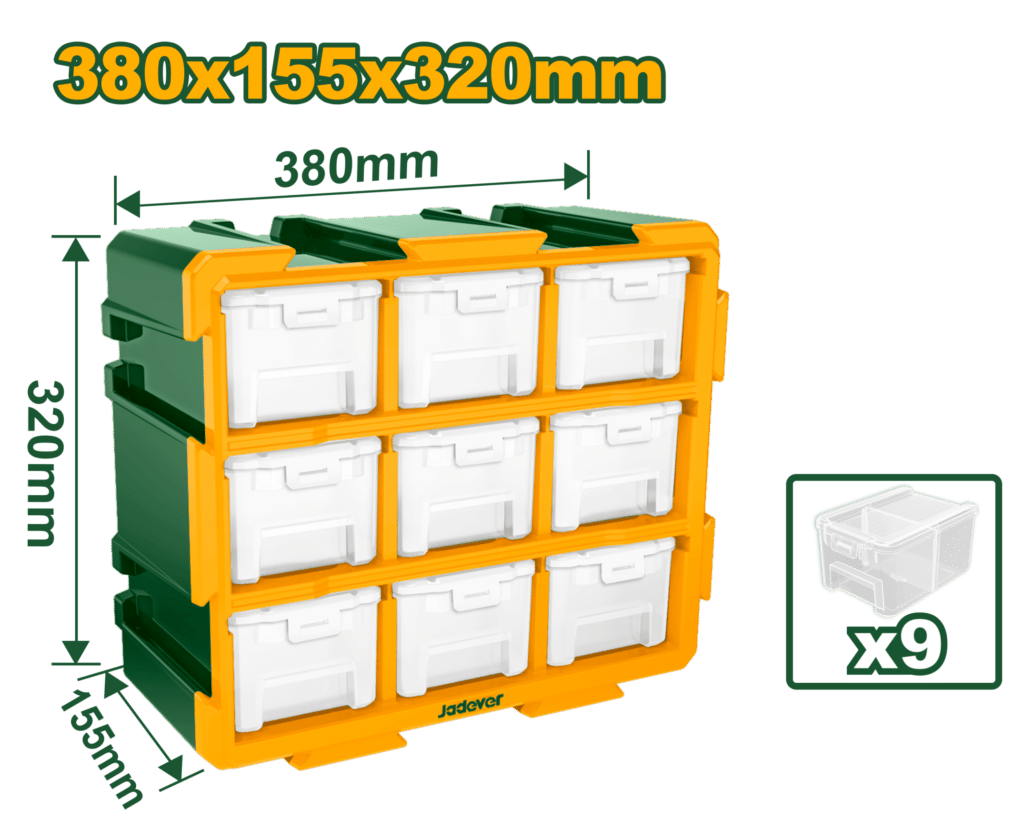 CAJA ORGANIZADORA MODULAR 9 GAVETAS – JDTB8331