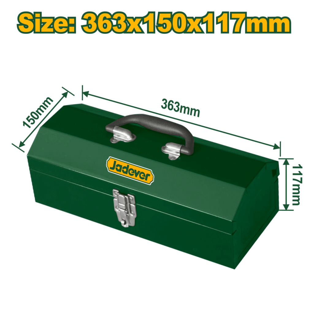 CAJA PORTA HERRAMIENTAS DE ACERO 363X150X117MM – JDTB8A11