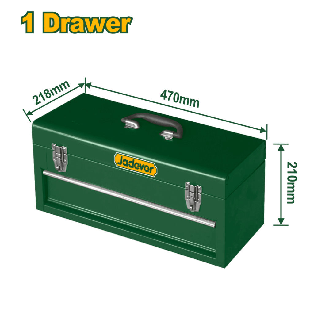 CAJA PORTA HERRAMIENTAS DE ACERO 470X218X210MM – JDTB8A22