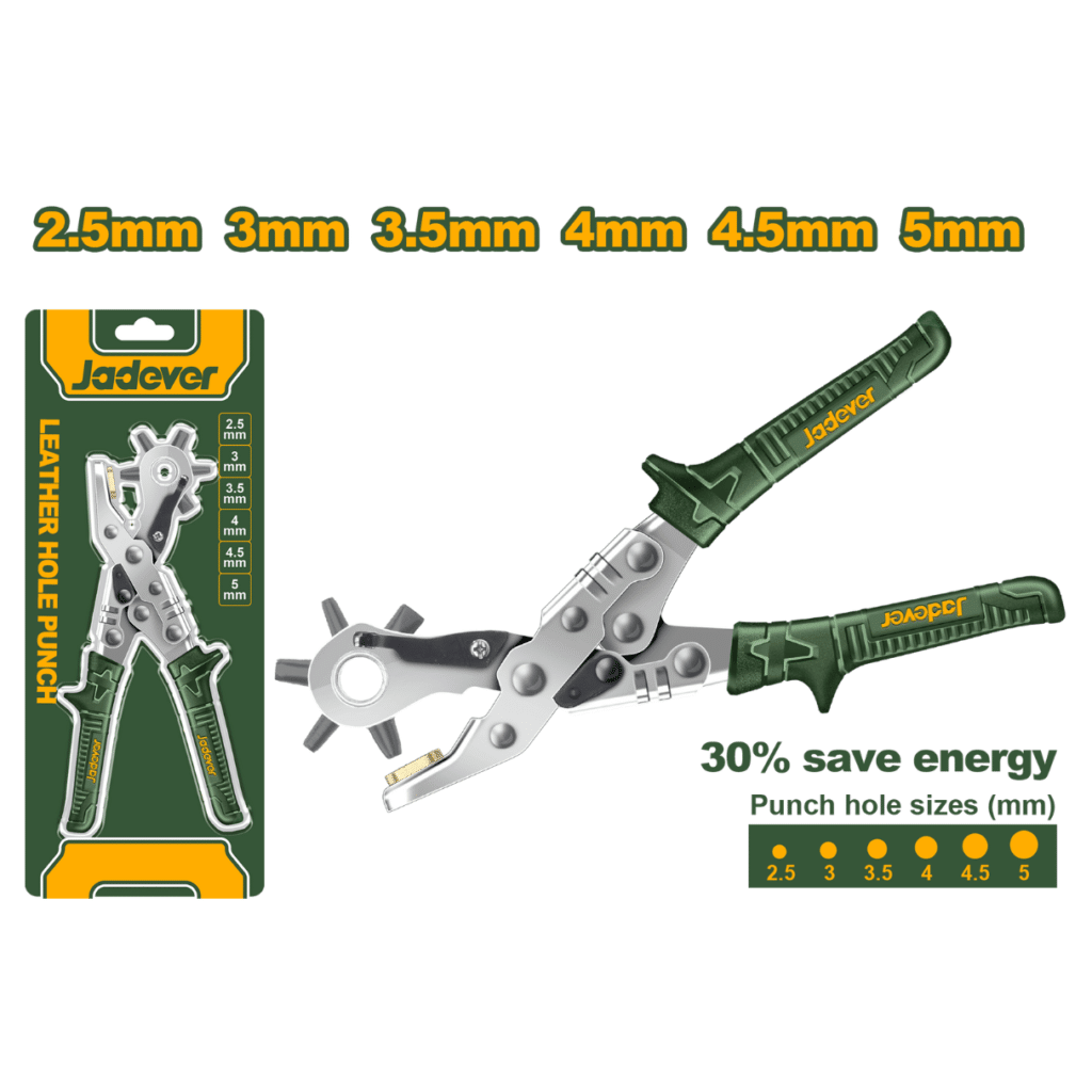 PERFORADORA DE CUERO 40CR 2.5/3/3.5/4/4.5/5MM – JDLH1801