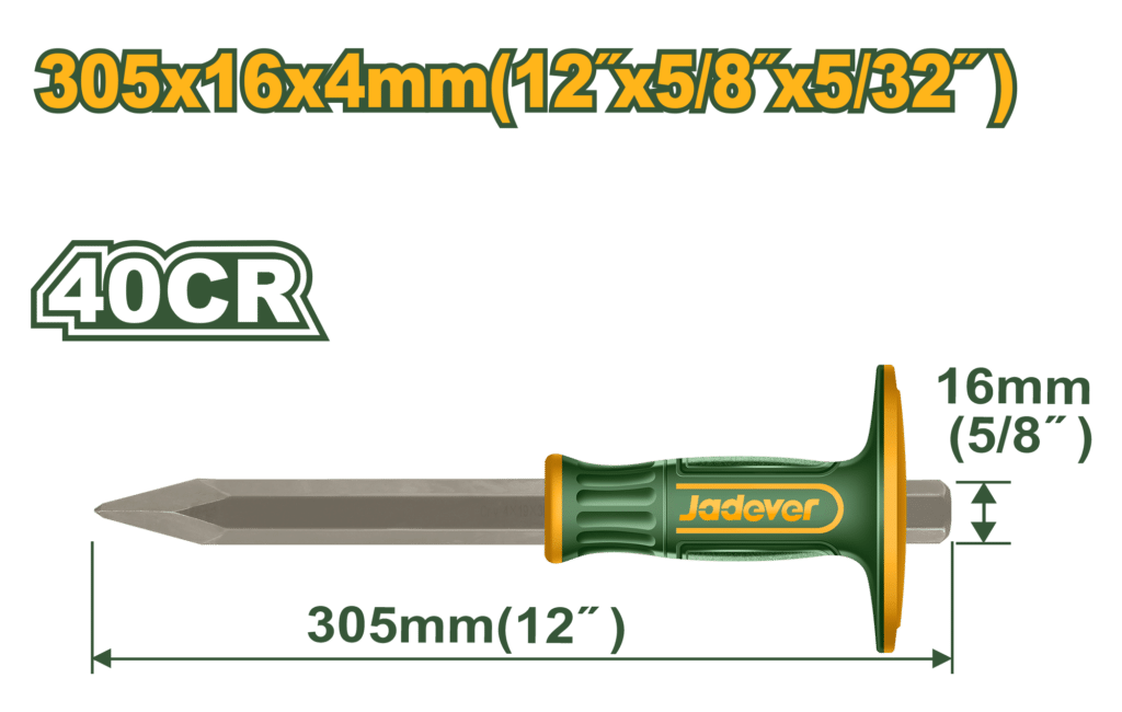 CINCEL DE CONCRETO 305X16X4MM – JDCC2313