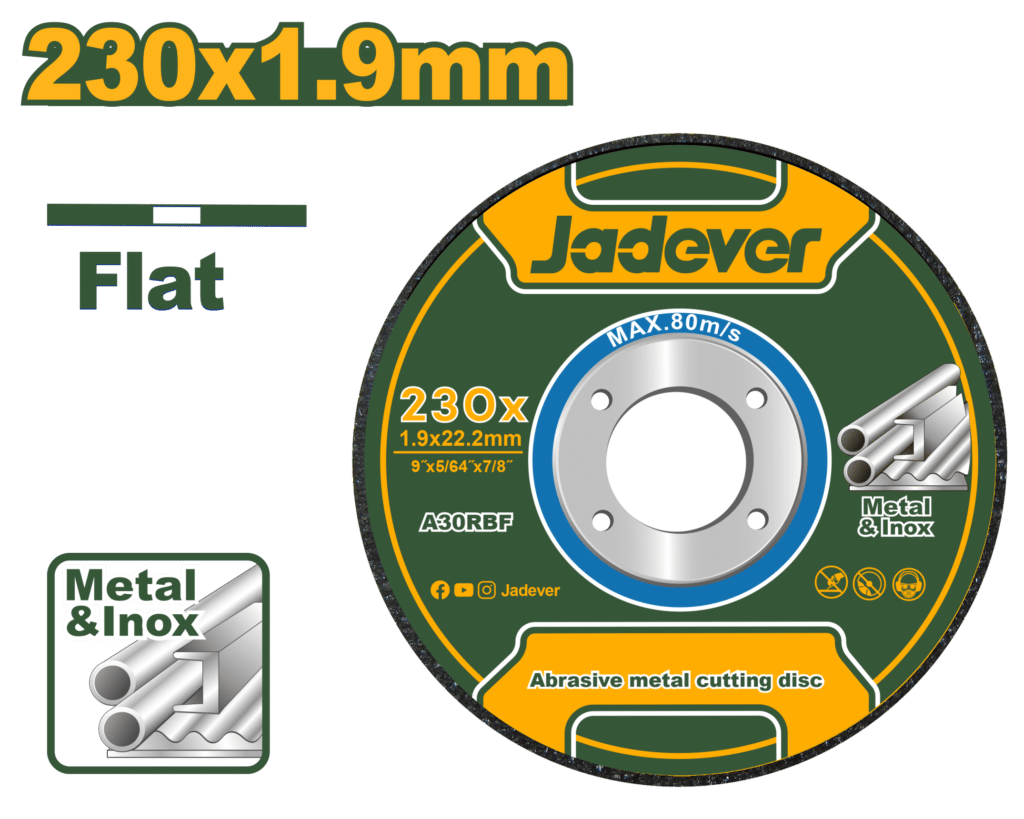 10 DISCOS ABRASIVO PARA CORTE DE METAL 9″ 230X1.9MM AMOLADORA – JDAC1391