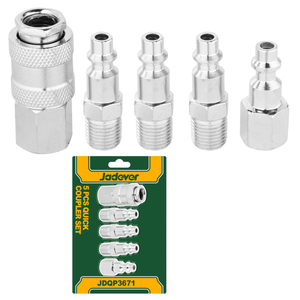 SET DE ACOPLES RÁPIDO 1/4″ 5PCS – JDQP3671