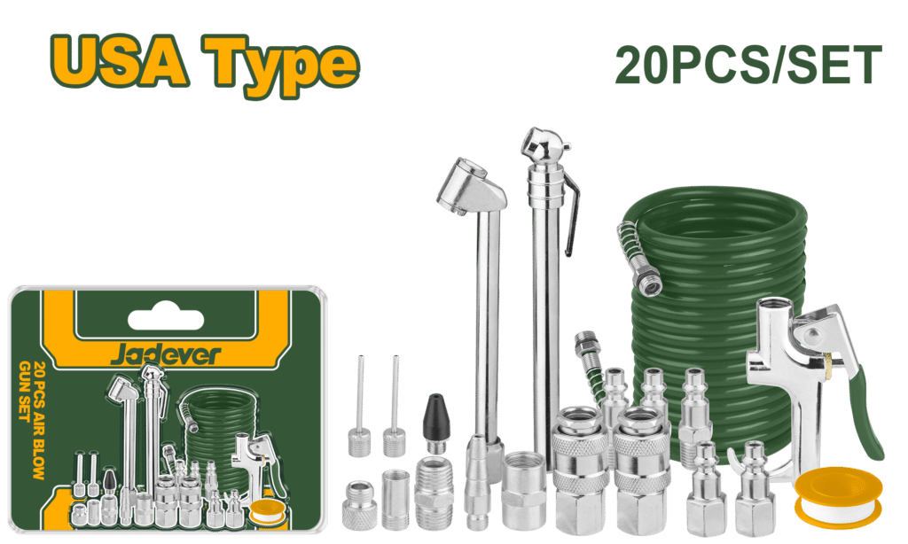 SET DE PISTOLAS DE AIRE 1/4″ 20PCS – JDQP9431