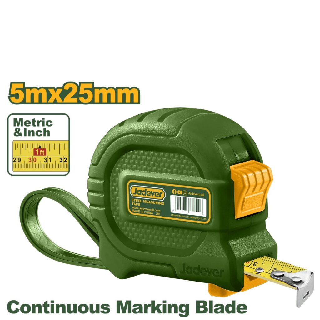 WINCHA CINTA METRICA DE ACERO 5MX25MM – JDMT4330