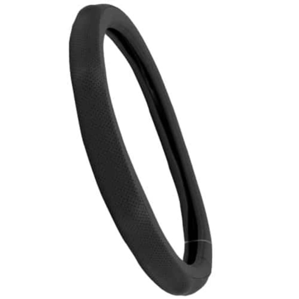 CUBRE VOLANTE CUERO GEN BK/BK VENTILADO – SFT-18005BK