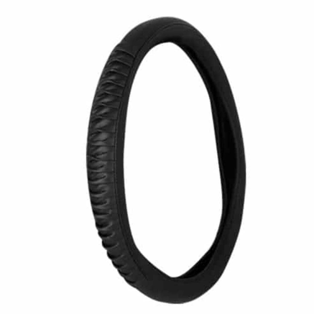 CUBRE VOLATNE CUERO GEN BK CON PLIEGUES – SFT-18016BK