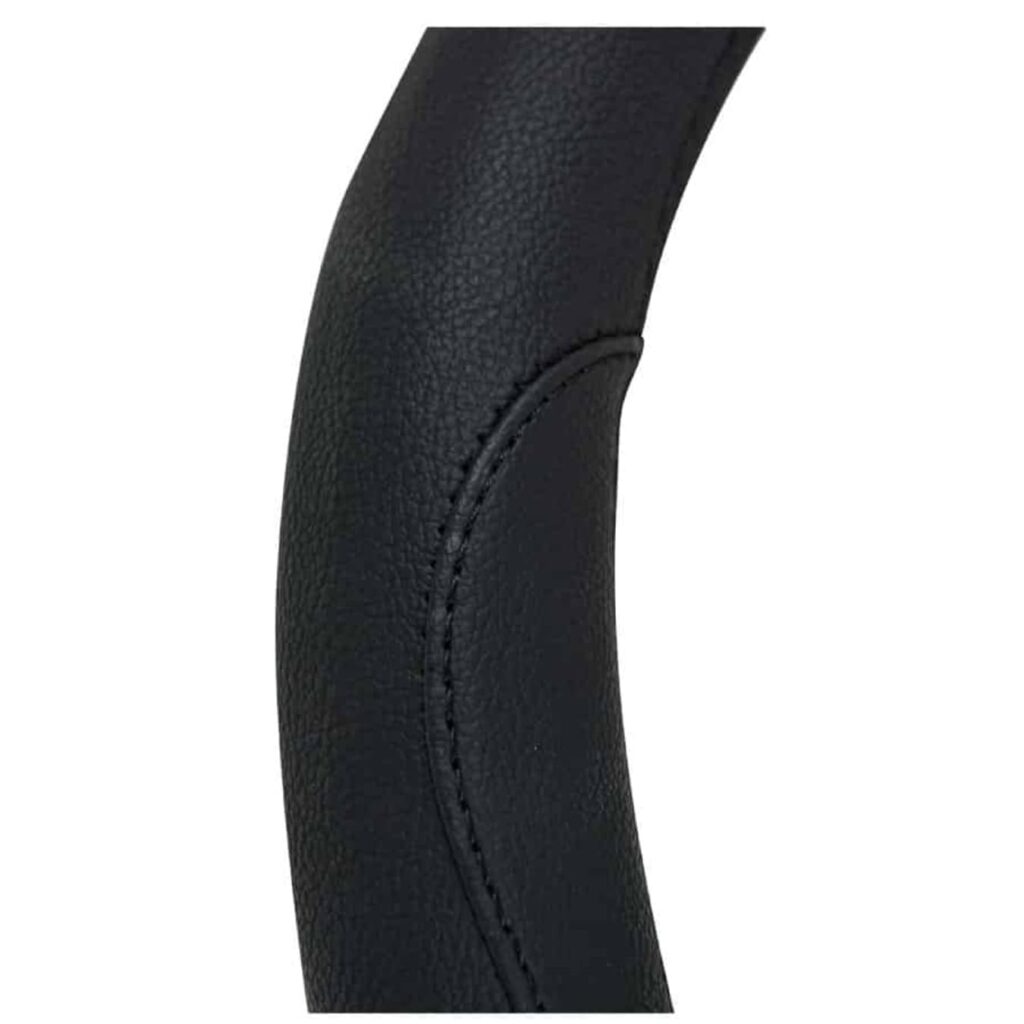 CUBRE VOLANTE SAFARI DE CUERO GENUINO  BK/DETALLES BK – SFT-18020BK