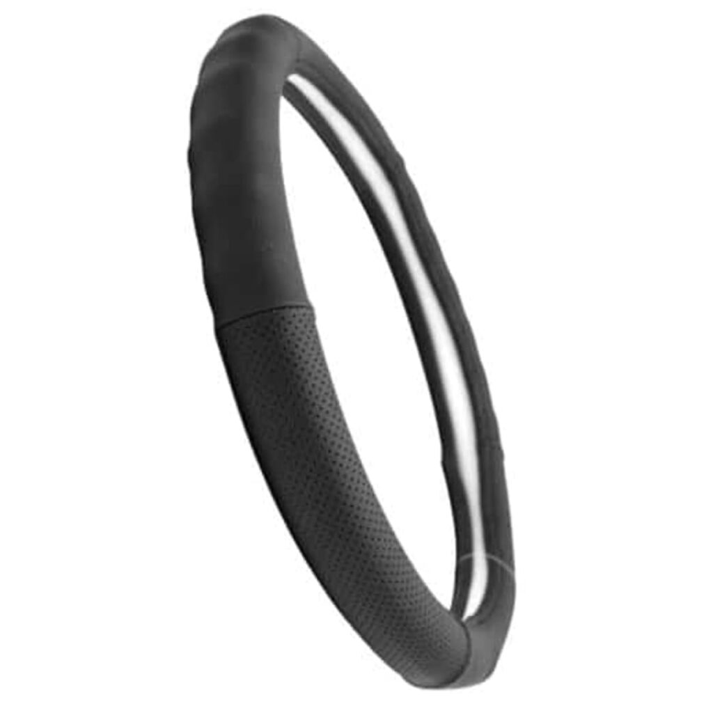 CUBRE VOLANTE CUERO GEN FULL BK/BK 3D VENTILADO – SFT-18021BK