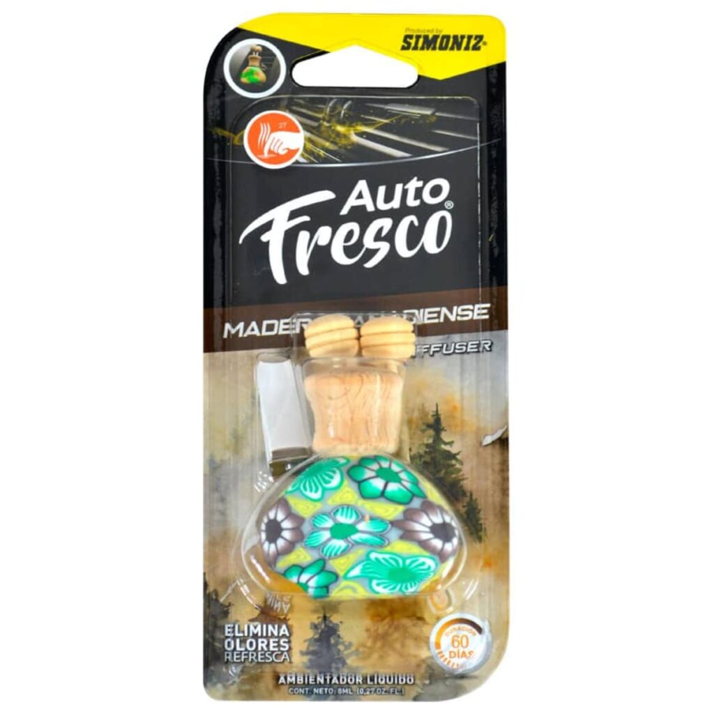 AMBIENTADOR DIFUSOR JAR AUTO FRESCO MADERA CAN 8ML – SIM-207204