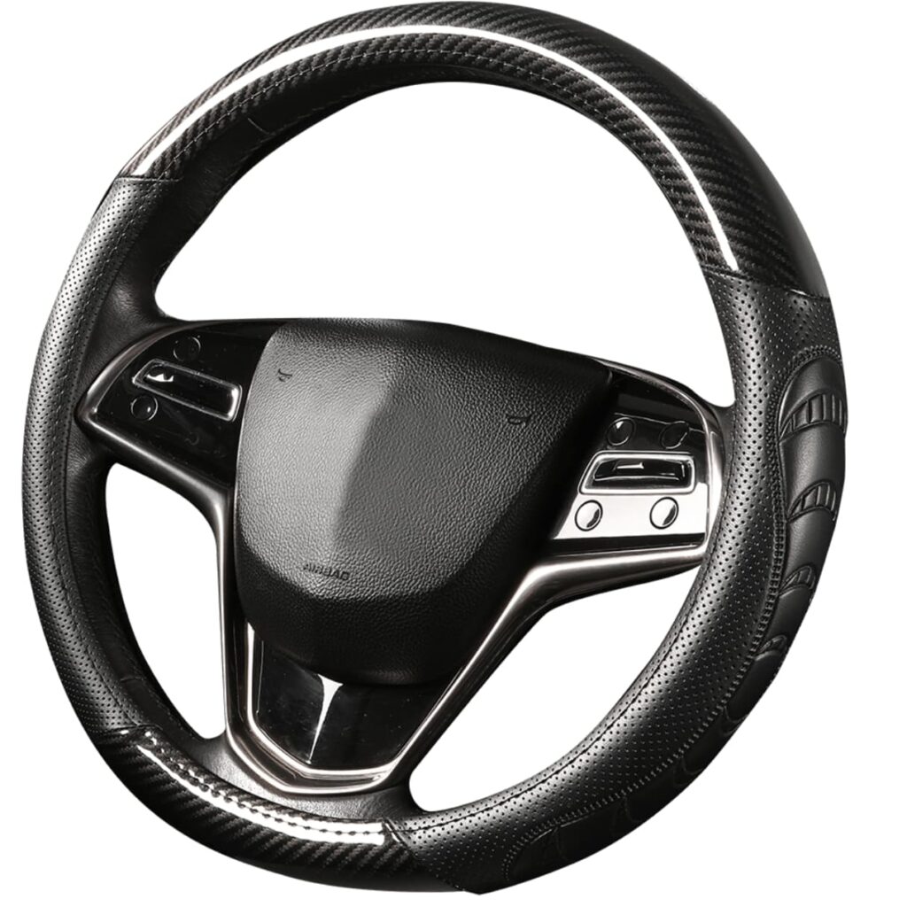 CUBRE VOLANTE CUERO GEN/HQPU/C BK VENTILADO C/TEXTURA 2D – GP2203BK