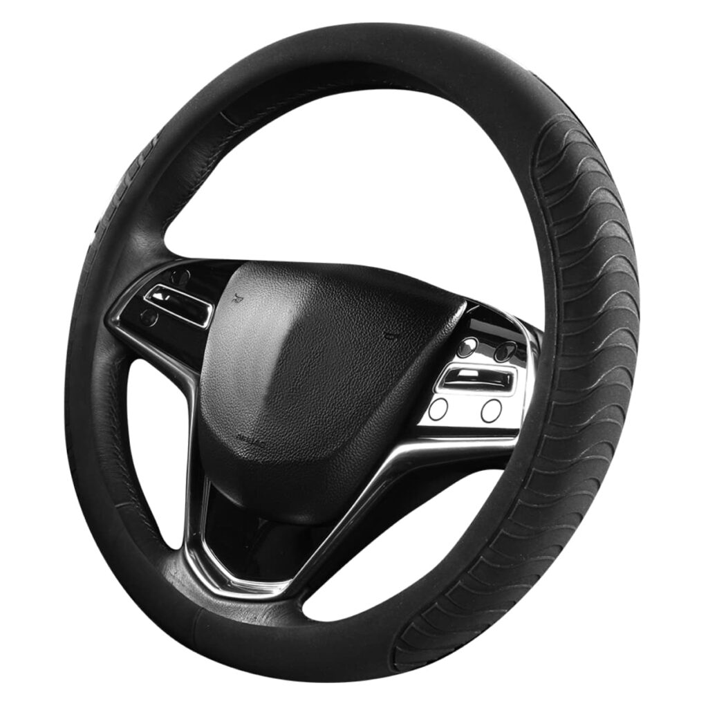 CUBRE VOLANTE GAMUSADO BK C/ONDAS BK/BR – GP2110BK