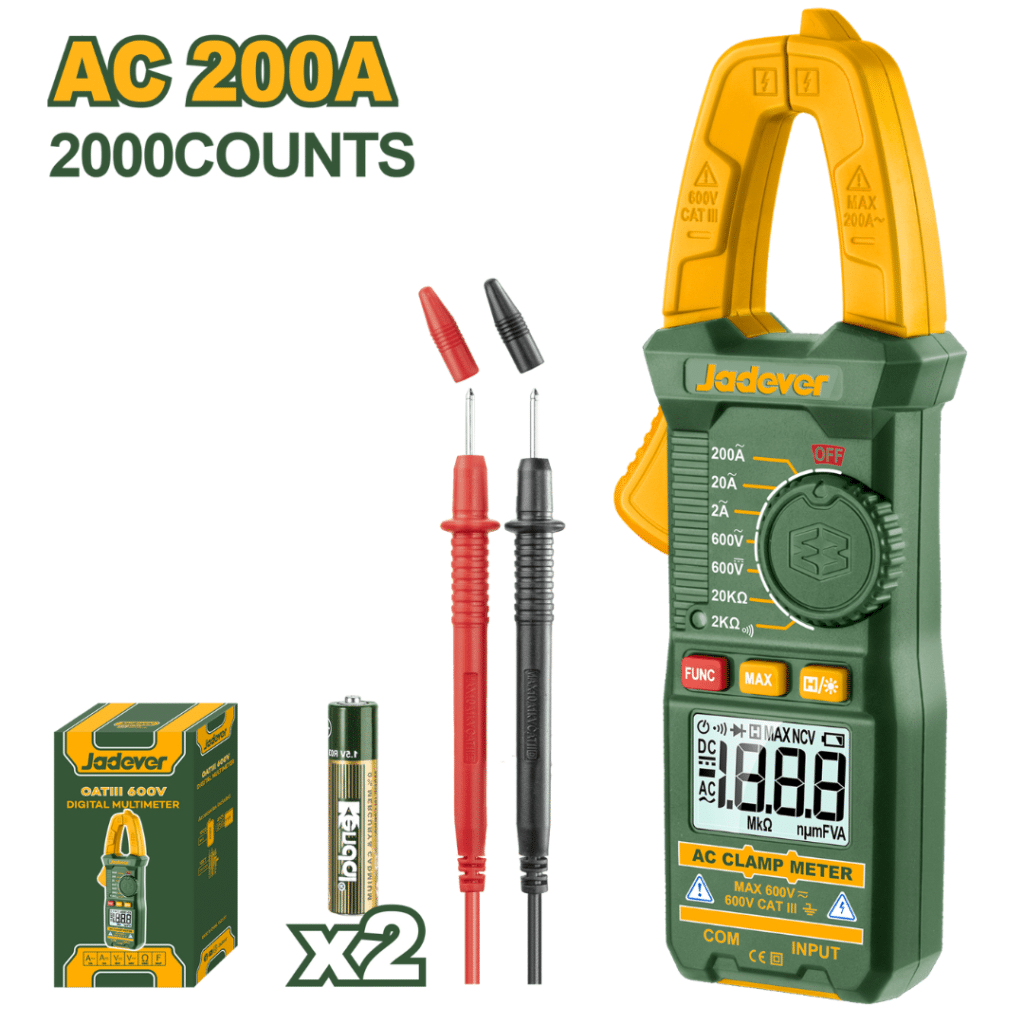 PINZA AMPERIMÉTRICA DIGITAL DE CORRIENTE ALTERNA – JDDM6501