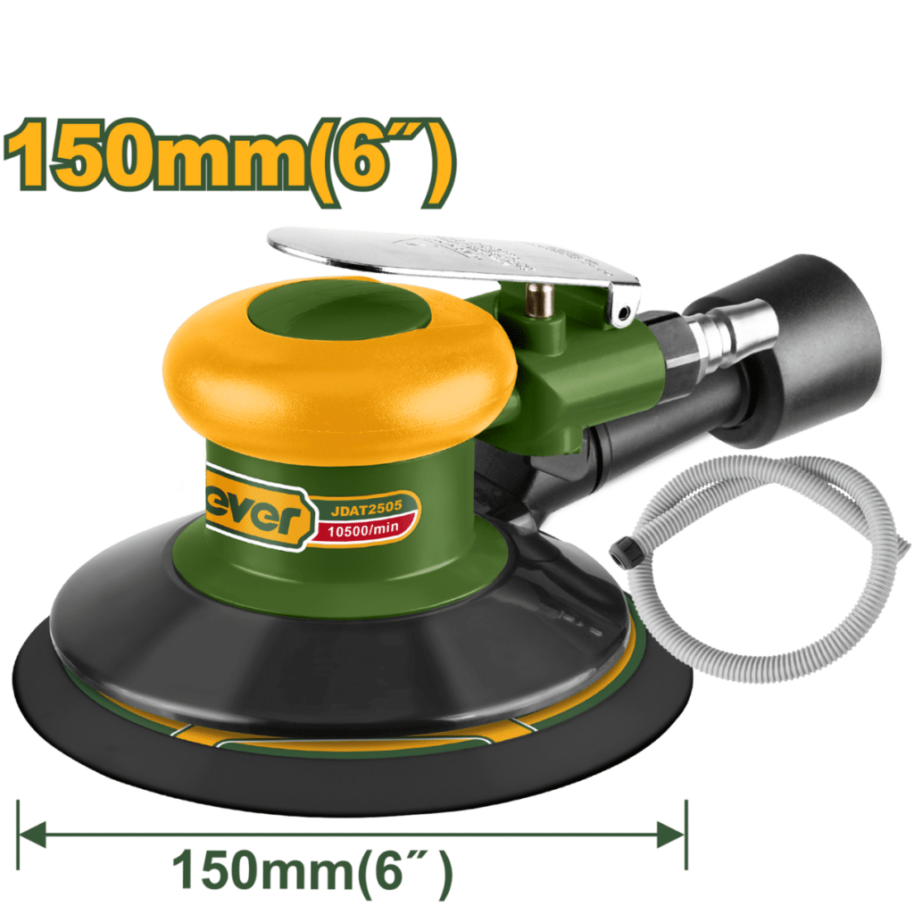 LIJADORA NEUMÁTICA 150MM 6″ 1/4″PT 10500RPM 6.5BAR – JDAT2505