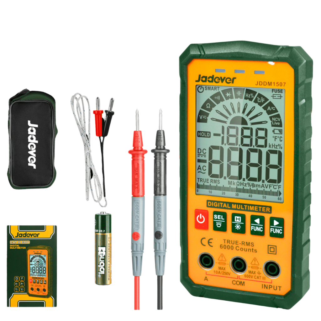 MULTÍMETRO DIGITAL CAT3 600V – JDDM1507