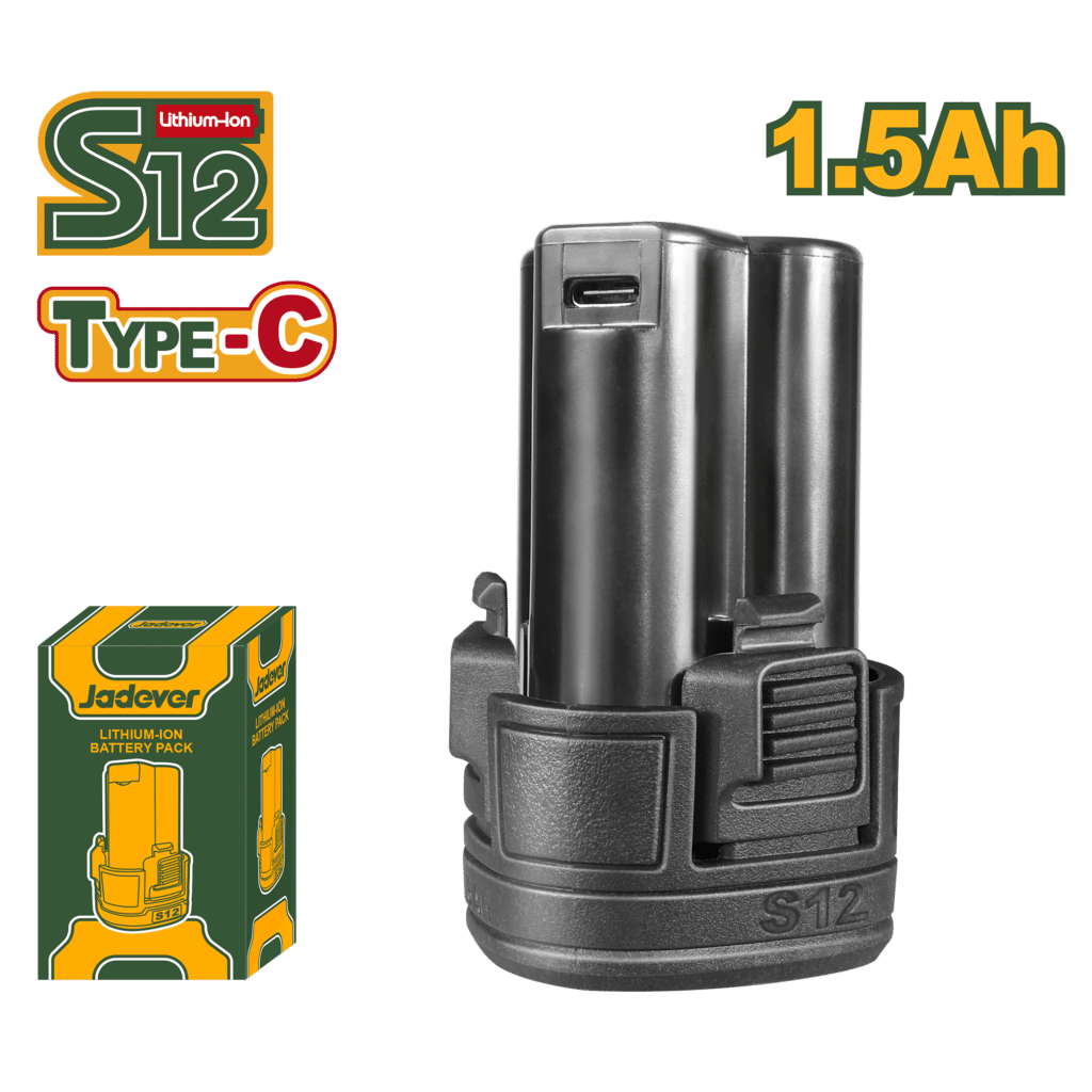 BATERIA LI-ION 1.5AH 12V PARA SERIE S12 USB TIPO C – JDLBS5150