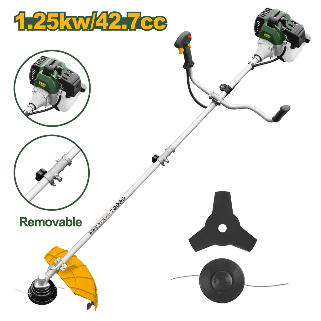 MOTOGUADAÑA 43CC 1.25KW 2HP 8000RPM CORTE 420MM – JDGM2543