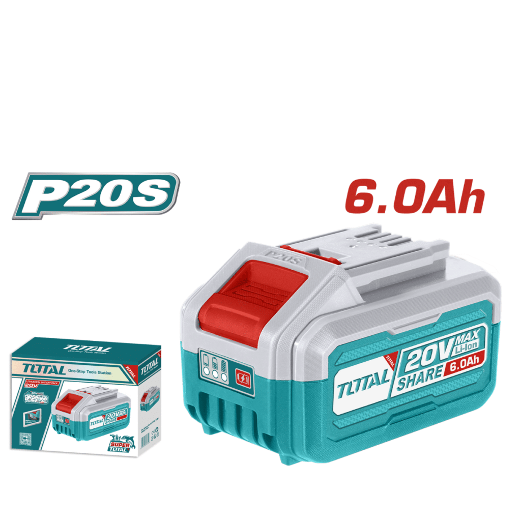 BATERIA TOTAL  LI-ION 20V 6.0AH TOTAL- TFBLI2060