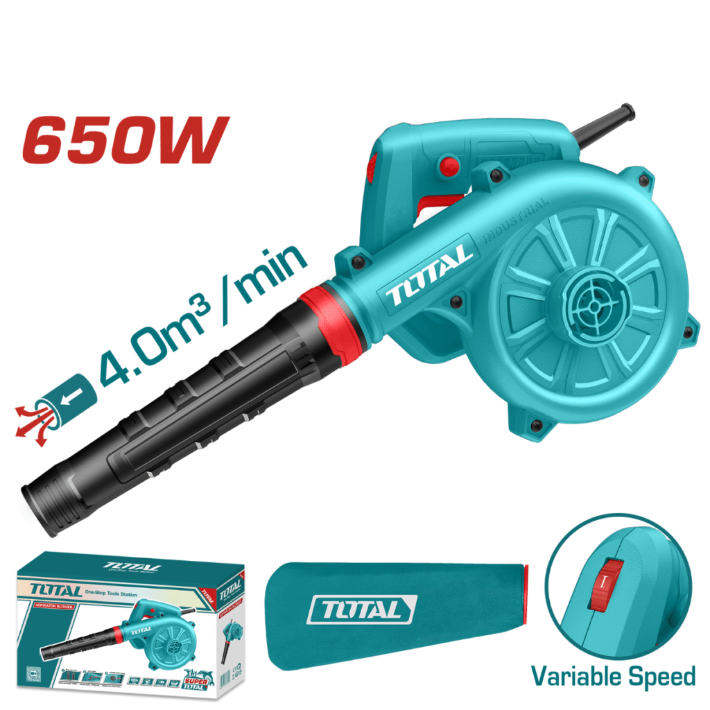 SOPLADORA Y ASPIRADORA 220V 650W 16000RPM – TB6036