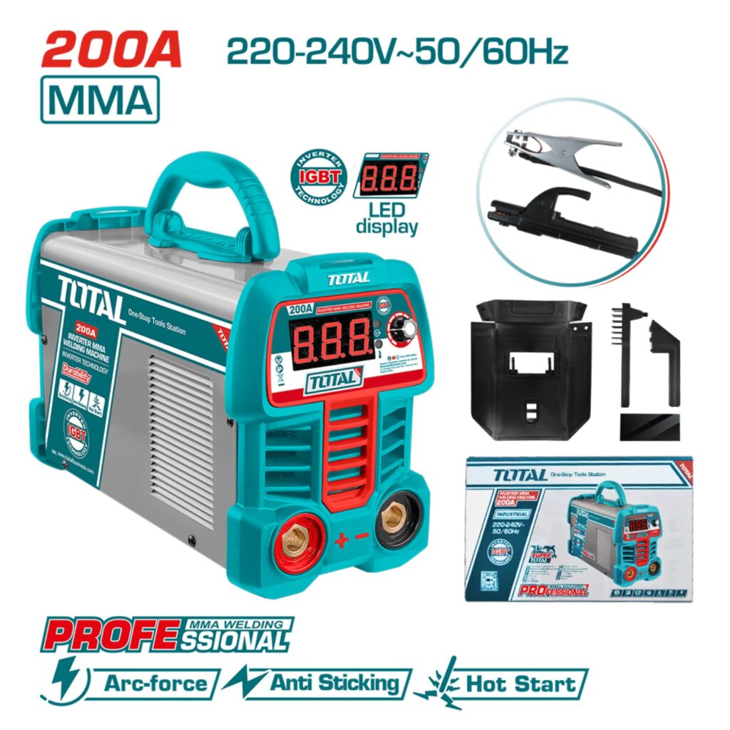 MAQUINA DE SOLDAR INVERTER MMA 15-200A LED E:1.6-4.0MM – TW220069