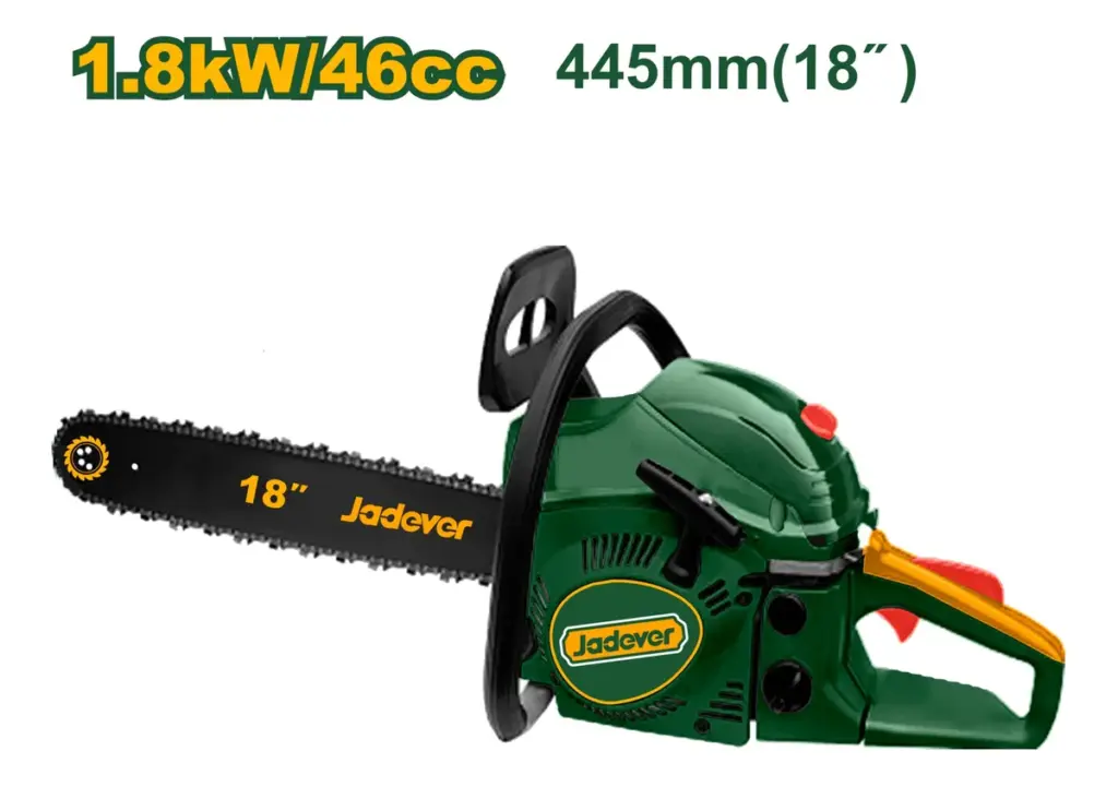 MOTOSIERRA 18″ 46CC 1.8KW 430MM  MOTOR 2 TIEMPOS – JDGC1552